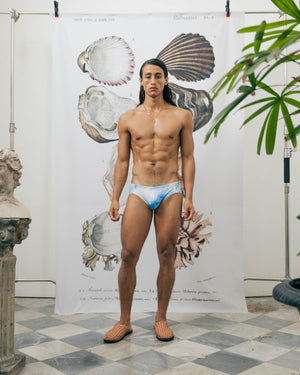 MARBLE BLUE Swimbrief