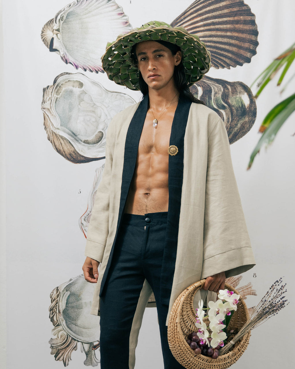 BLACK SAND Kimono