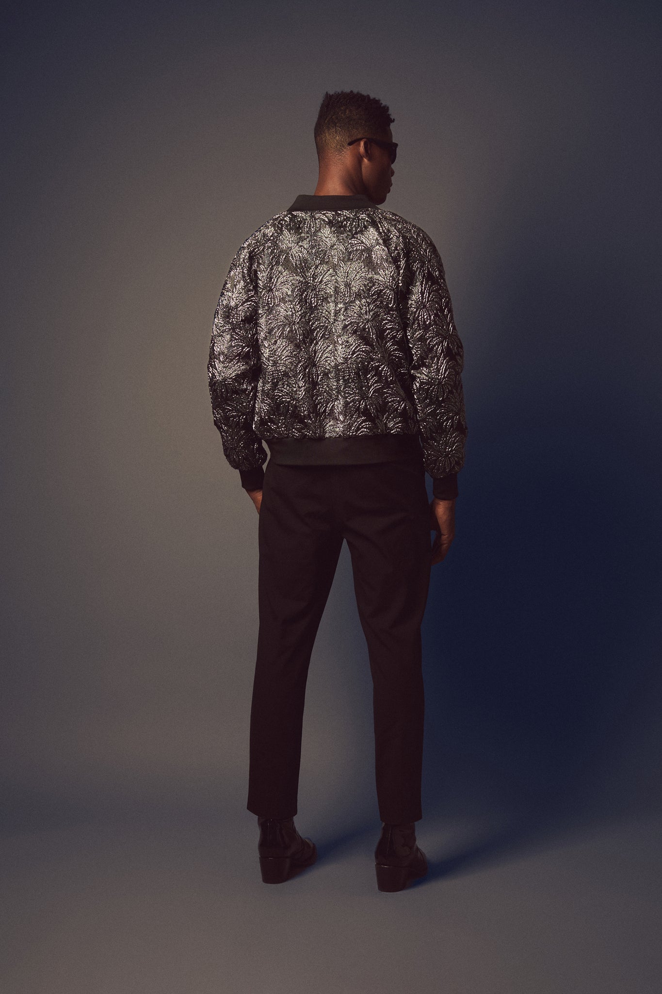 ATTALEA BLACK Bomber Jacket