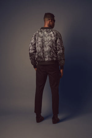 ATTALEA BLACK Bomber Jacket