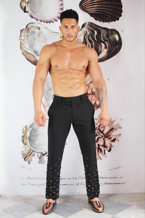 CORAL BLACK Pants