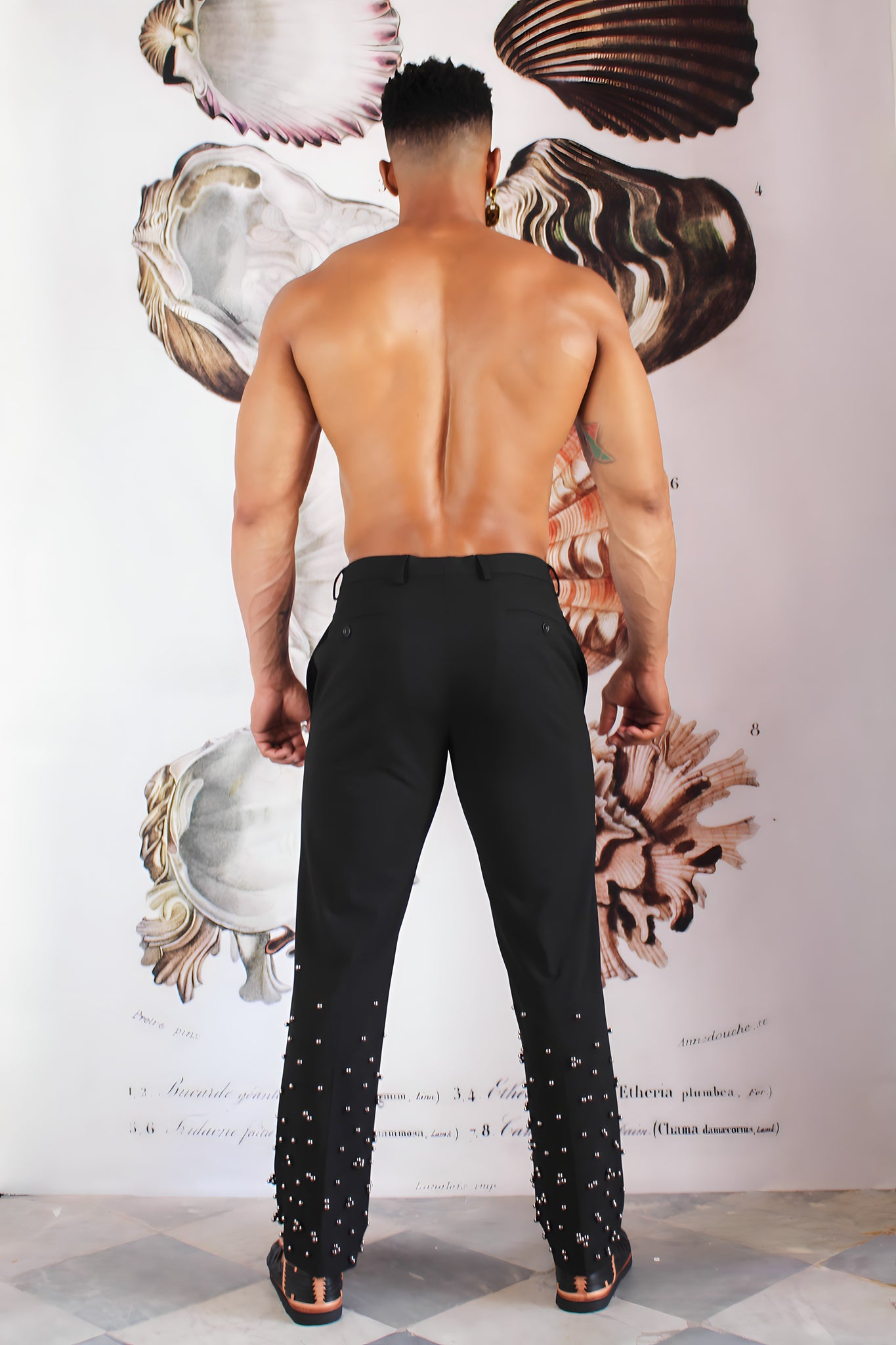 CORAL BLACK Pants