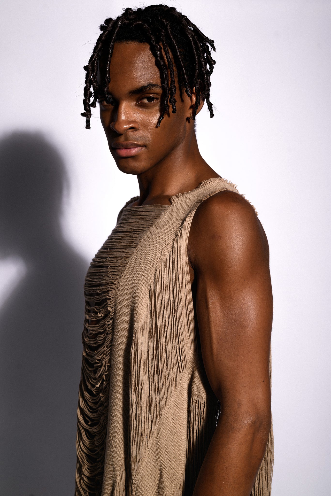 NUDE KNITTED Poncho