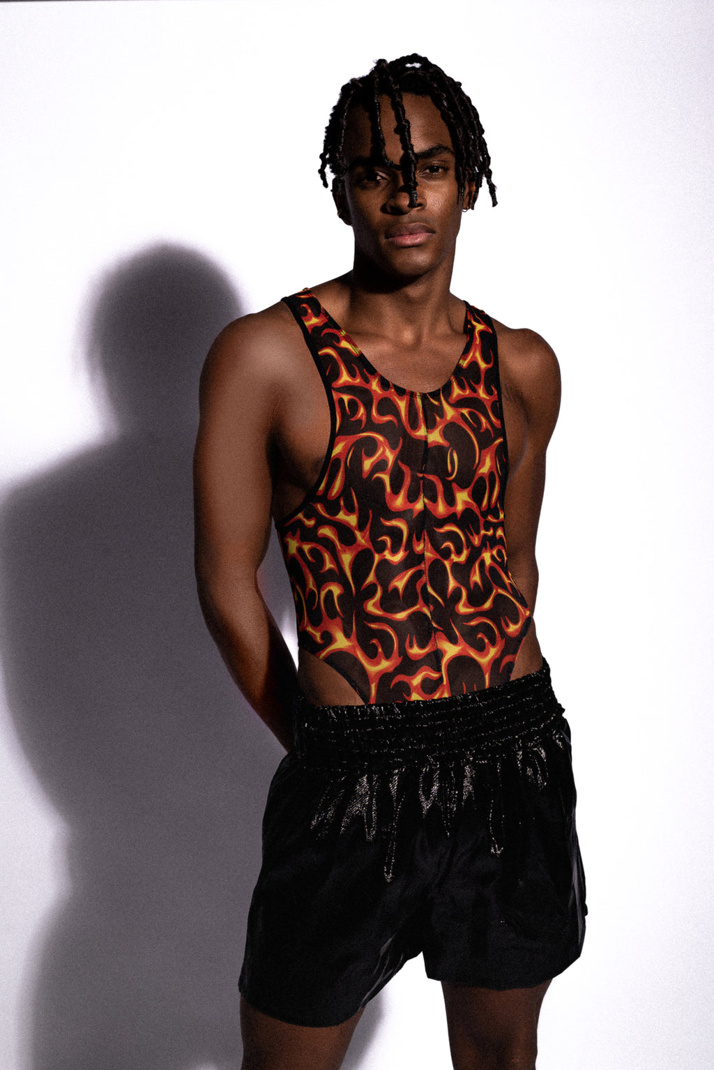 BLACK FLAMES Boxer Short