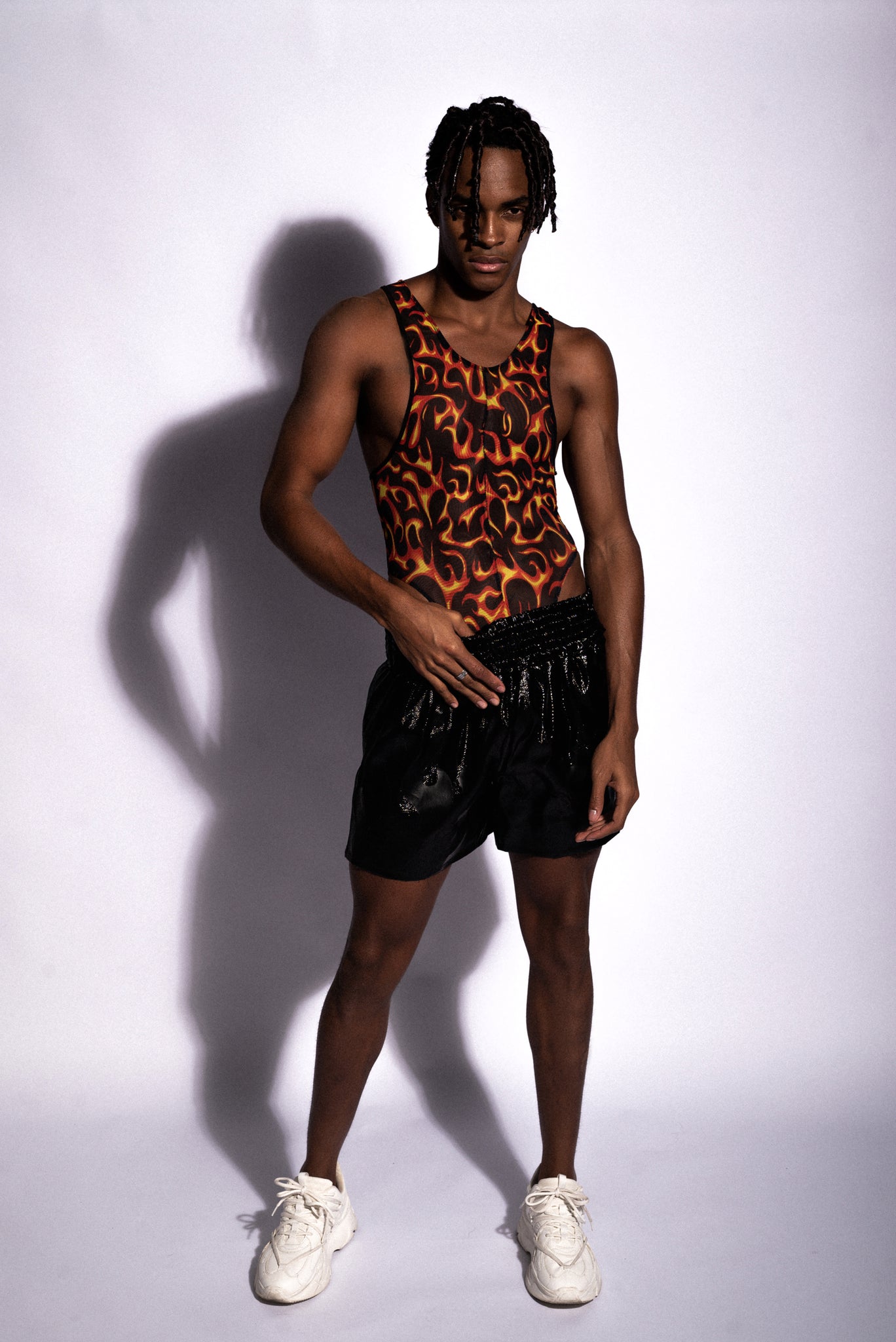 BLACK FLAMES Boxer Short